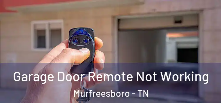  Garage Door Remote Not Working Murfreesboro - TN